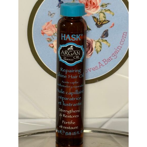 Hask Argan Oil Repairing Shine Hair Oil - Set of THREE (3) 28 mL vials - NEW - Picture 1 of 7